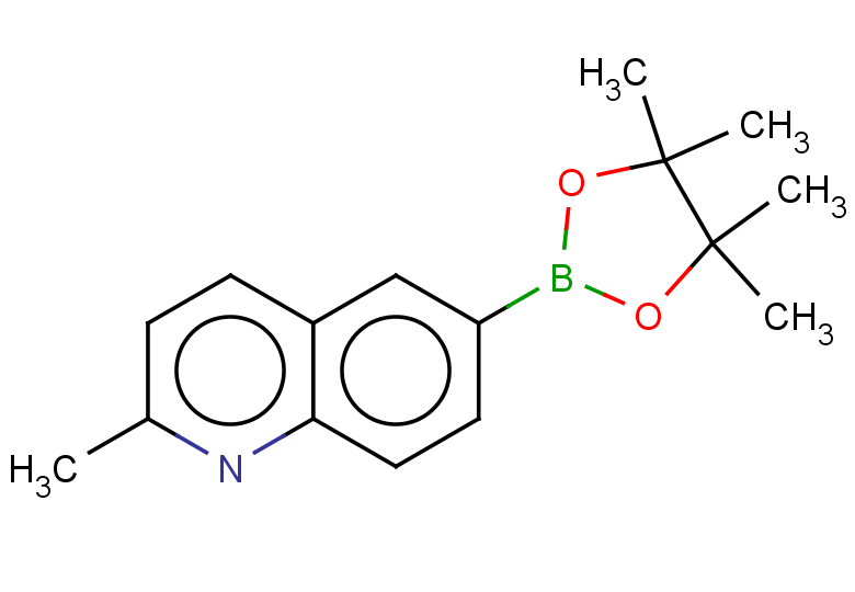 2-methyl-6-(tetramethyl-1,3,2-dioxaborolan-2-yl)quinoline