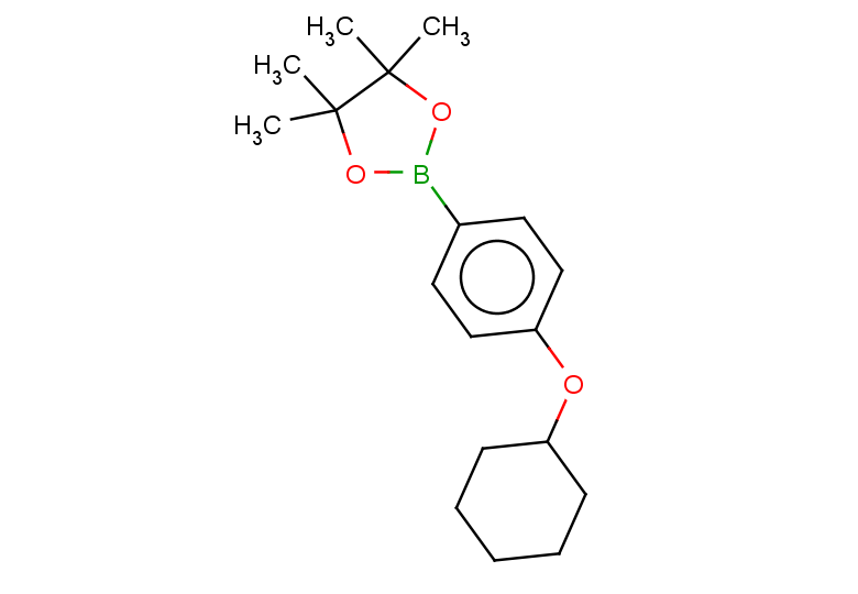 2-[4-(cyclohexyloxy)phenyl]-4,4,5,5-tetramethyl-1,3,2-dioxaborolane