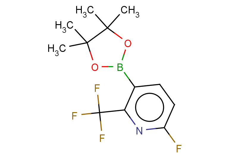 6-fluoro-3-(tetramethyl-1,3,2-dioxaborolan-2-yl)-2-(trifluoromethyl)pyridine