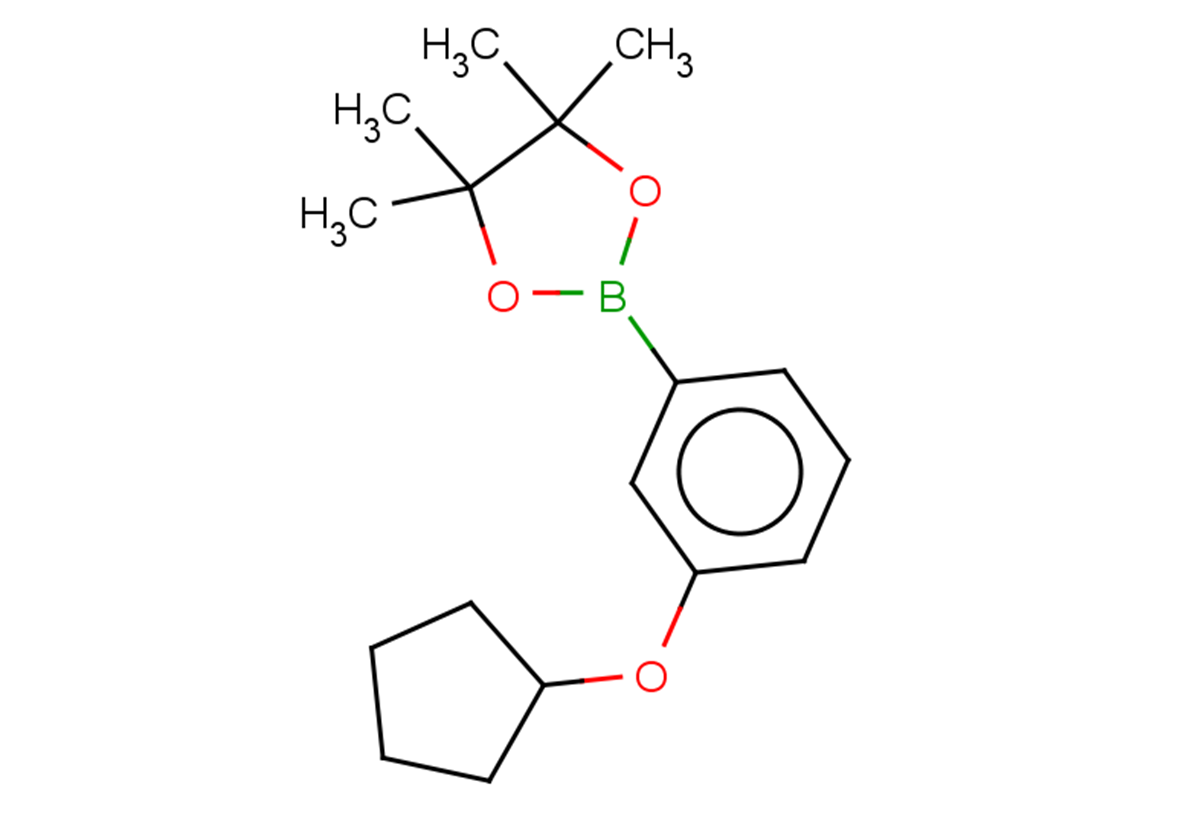 2-[3-(cyclopentyloxy)phenyl]-4,4,5,5-tetramethyl-1,3,2-dioxaborolane