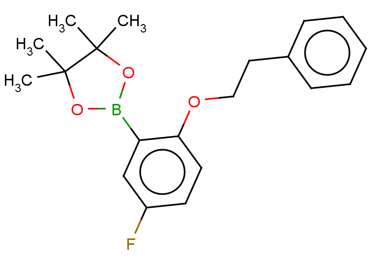 2-[5-fluoro-2-(2-phenylethoxy)phenyl]-4,4,5,5-tetramethyl-1,3,2-dioxaborolane