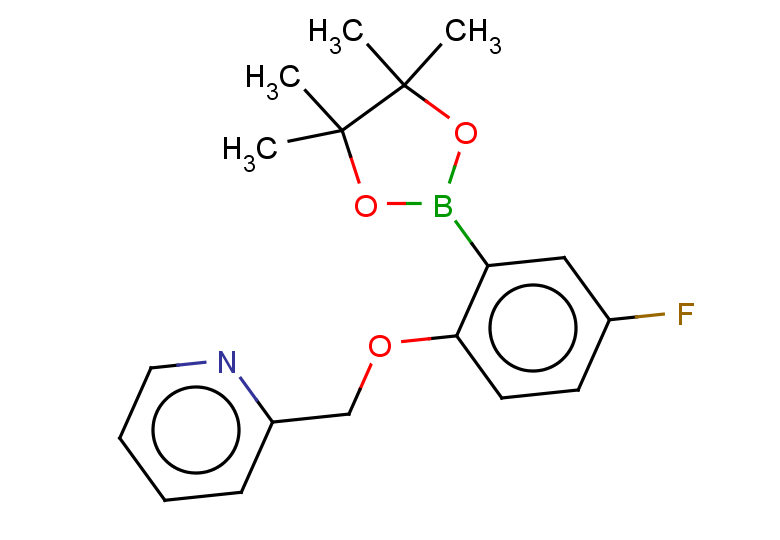 2-{[4-fluoro-2-(tetramethyl-1,3,2-dioxaborolan-2-yl)phenoxy]methyl}pyridine