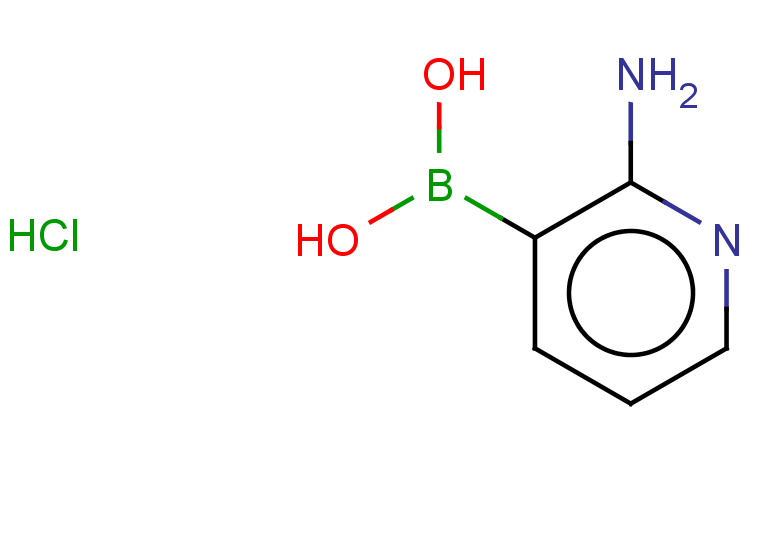 (2-aminopyridin-3-yl)boronic acid hydrochloride