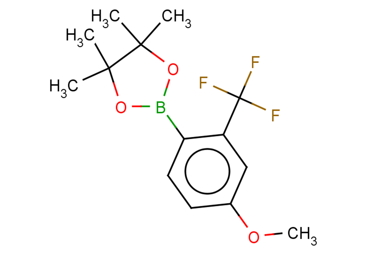 2-[4-methoxy-2-(trifluoromethyl)phenyl]-4,4,5,5-tetramethyl-1,3,2-dioxaborolane