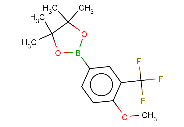 2-[4-methoxy-3-(trifluoromethyl)phenyl]-4,4,5,5-tetramethyl-1,3,2-dioxaborolane