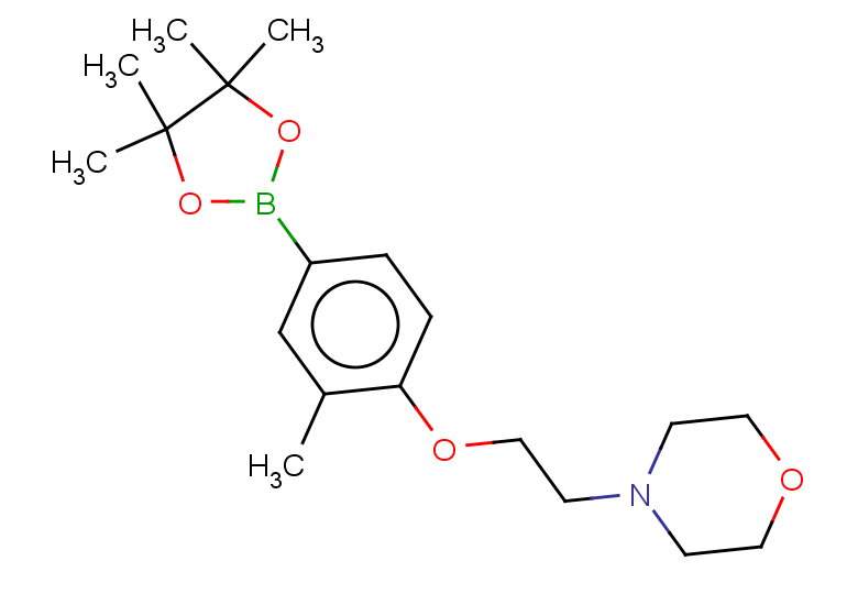 4-{2-[2-methyl-4-(tetramethyl-1,3,2-dioxaborolan-2-yl)phenoxy]ethyl}morpholine