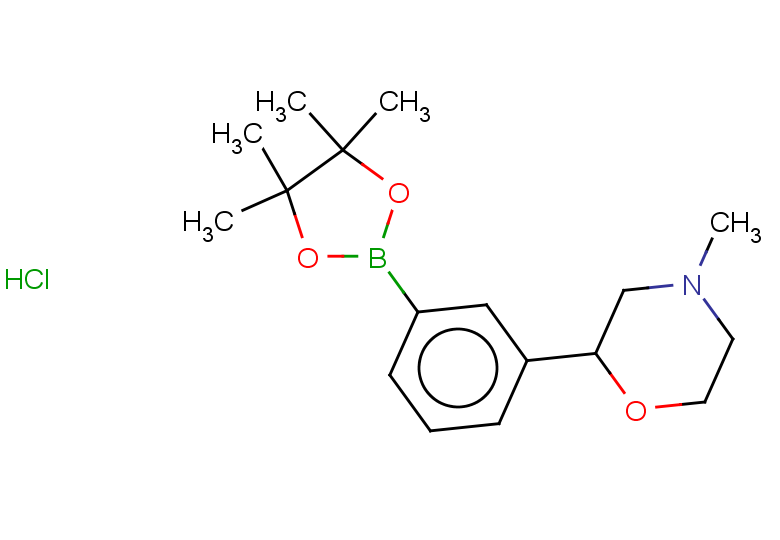 4-methyl-2-[3-(tetramethyl-1,3,2-dioxaborolan-2-yl)phenyl]morpholine hydrochloride
