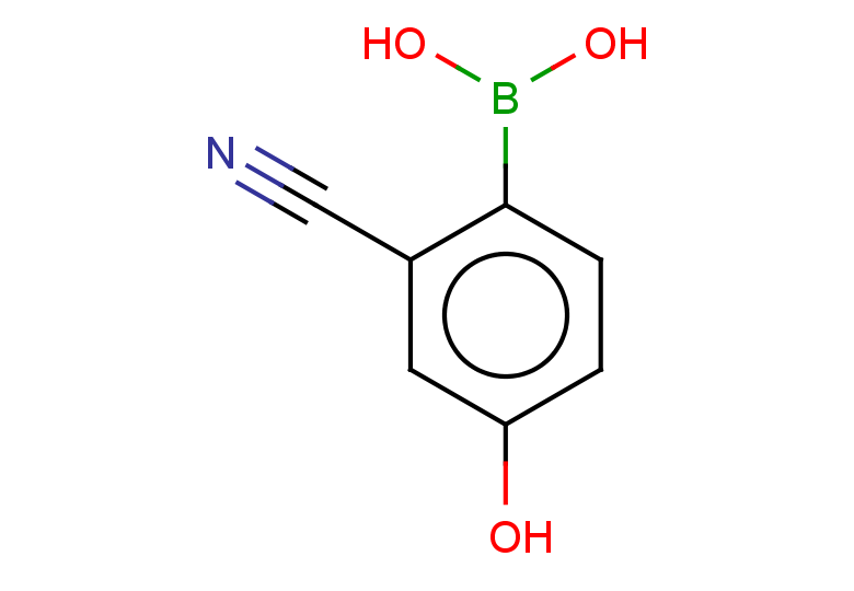(2-cyano-4-hydroxyphenyl)boronic acid