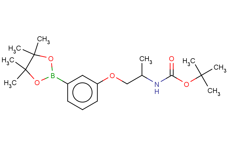 tert-butyl N-{1-[3-(4,4,5,5-tetramethyl-1,3,2-dioxaborolan-2-yl)phenoxy]propan-2-yl}carbamate