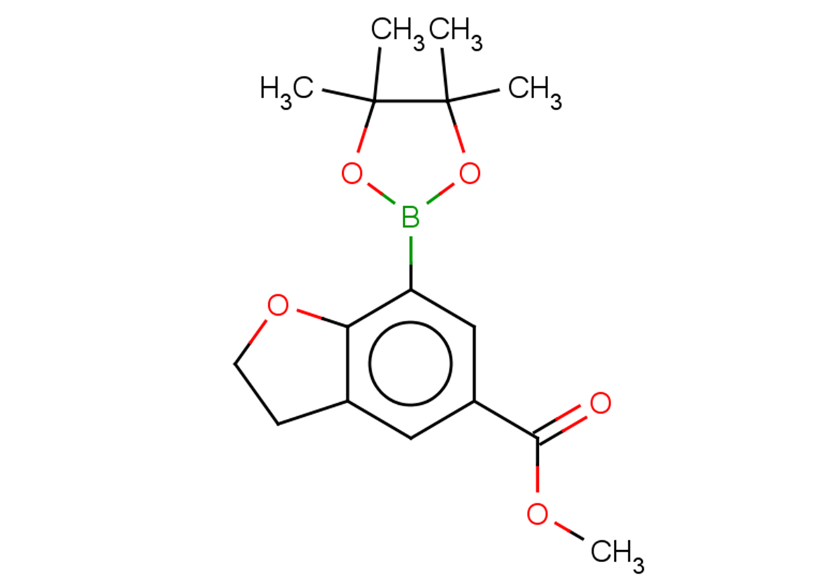 methyl 7-(4,4,5,5-tetramethyl-1,3,2-dioxaborolan-2-yl)-2,3-dihydro-1-benzofuran-5-carboxylate