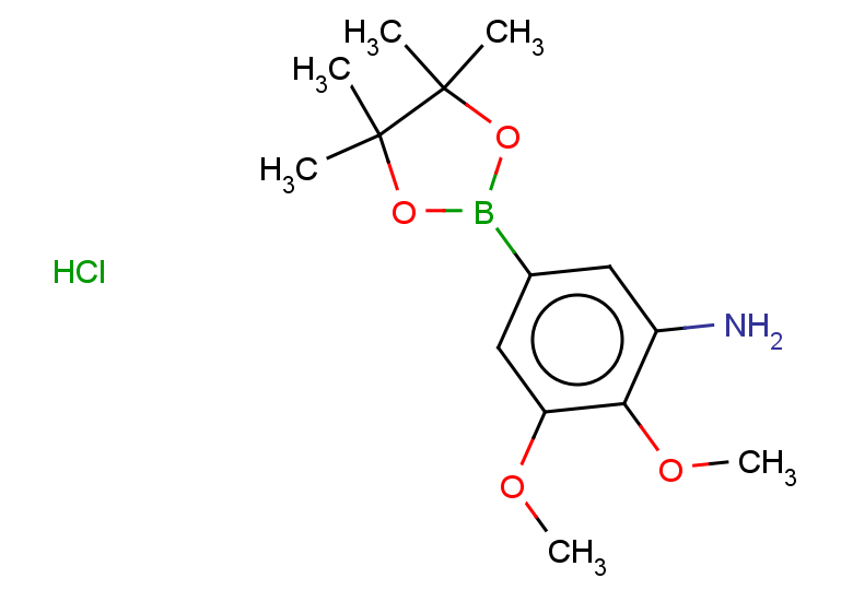 2,3-dimethoxy-5-(4,4,5,5-tetramethyl-1,3,2-dioxaborolan-2-yl)aniline hydrochloride