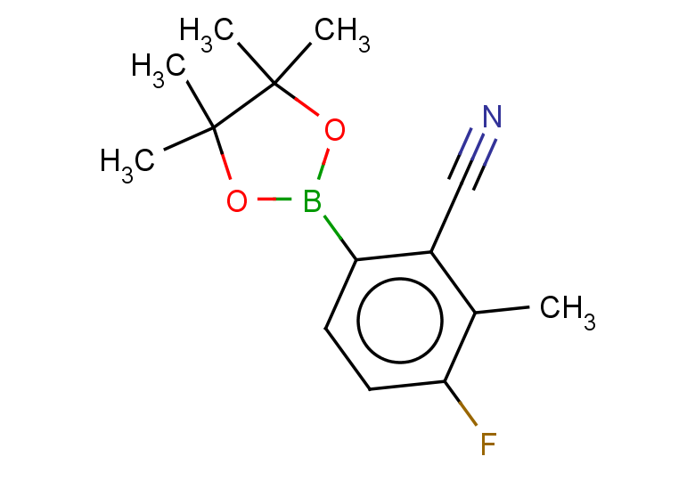 3-fluoro-2-methyl-6-(4,4,5,5-tetramethyl-1,3,2-dioxaborolan-2-yl)benzonitrile