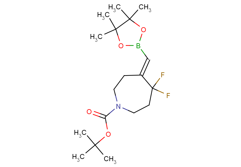 tert-butyl (5E)-4,4-difluoro-5-[(4,4,5,5-tetramethyl-1,3,2-dioxaborolan-2-yl)methylidene]azepane-1-carboxylate