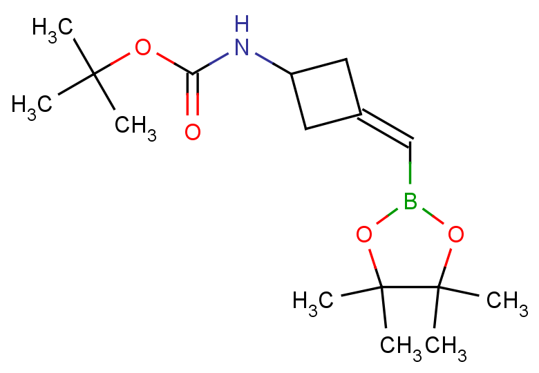 tert-butyl N-{3-[(tetramethyl-1,3,2-dioxaborolan-2-yl)methylidene]cyclobutyl}carbamate