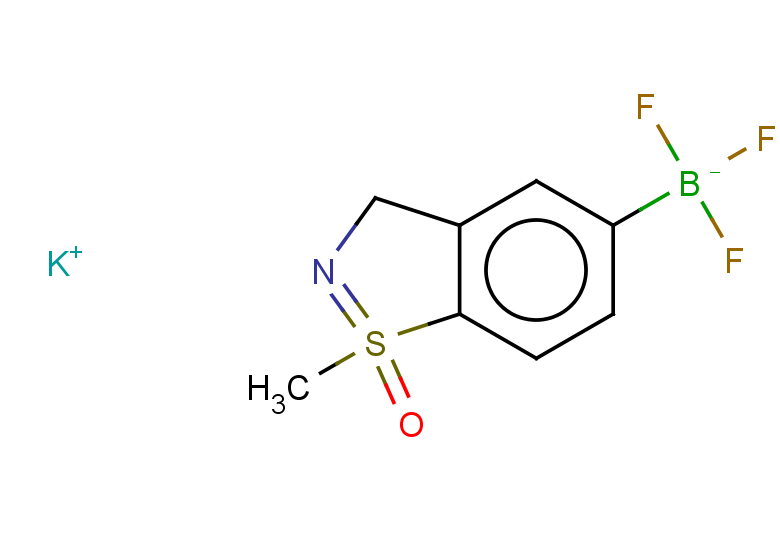 potassium trifluoro(1-methyl-1-oxo-3H-1lambda6,2-benzothiazol-5-yl)boranuide