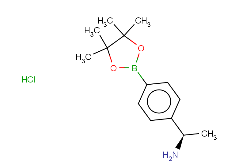 (1R)-1-[4-(4,4,5,5-tetramethyl-1,3,2-dioxaborolan-2-yl)phenyl]ethan-1-amine hydrochloride