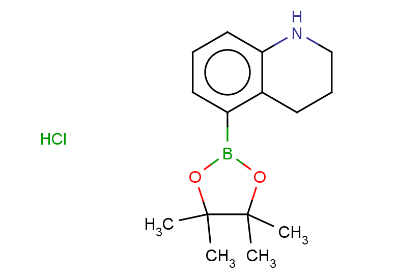 5-(4,4,5,5-tetramethyl-1,3,2-dioxaborolan-2-yl)-1,2,3,4-tetrahydroquinoline hydrochloride