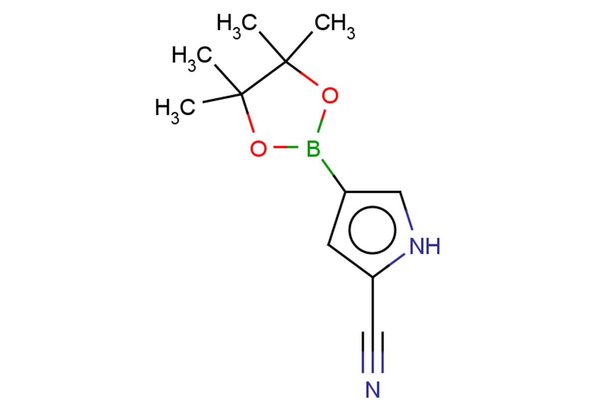 4-(4,4,5,5-tetramethyl-1,3,2-dioxaborolan-2-yl)-1H-pyrrole-2-carbonitrile