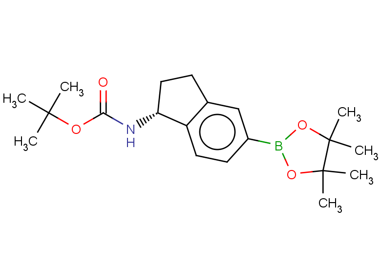 tert-butyl N-[(1R)-5-(tetramethyl-1,3,2-dioxaborolan-2-yl)-2,3-dihydro-1H-inden-1-yl]carbamate