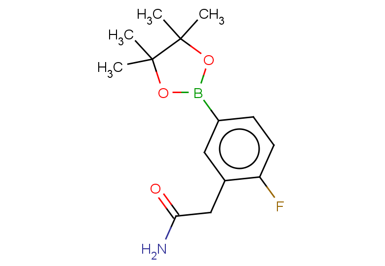 2-[2-fluoro-5-(4,4,5,5-tetramethyl-1,3,2-dioxaborolan-2-yl)phenyl]acetamide