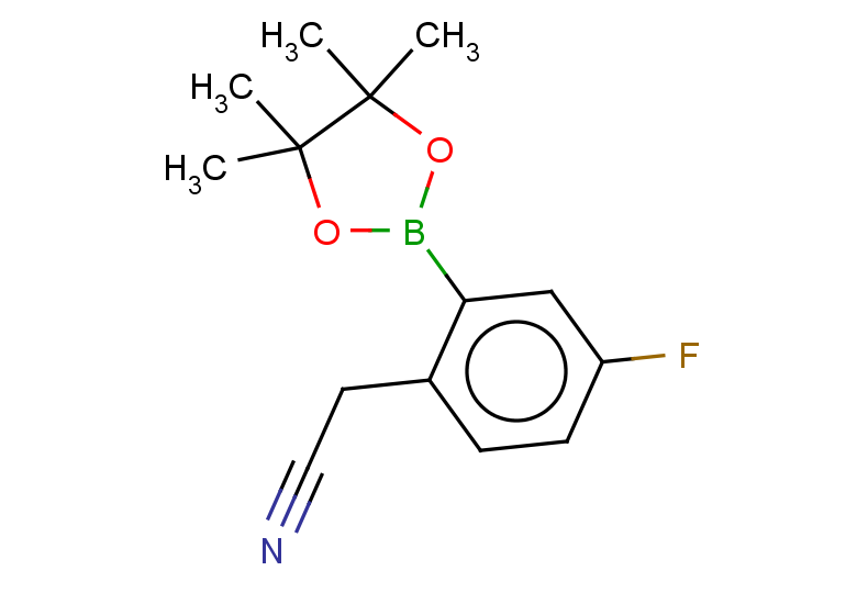 2-[4-fluoro-2-(4,4,5,5-tetramethyl-1,3,2-dioxaborolan-2-yl)phenyl]acetonitrile