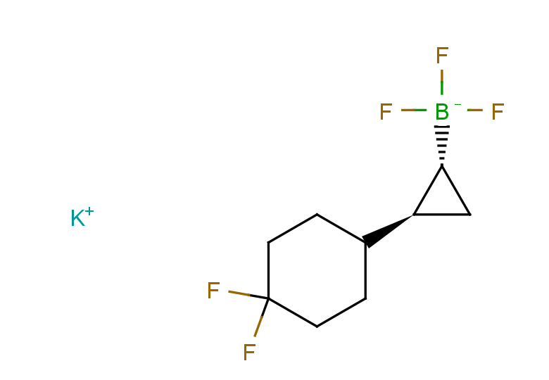 rac-potassium [(1R,2R)-2-(4,4-difluorocyclohexyl)cyclopropyl]trifluoroboranuide, trans