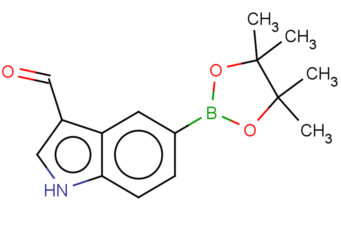 5-(4,4,5,5-tetramethyl-1,3,2-dioxaborolan-2-yl)-1H-indole-3-carbaldehyde