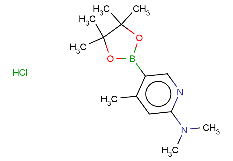 N,N,4-trimethyl-5-(4,4,5,5-tetramethyl-1,3,2-dioxaborolan-2-yl)pyridin-2-amine hydrochloride