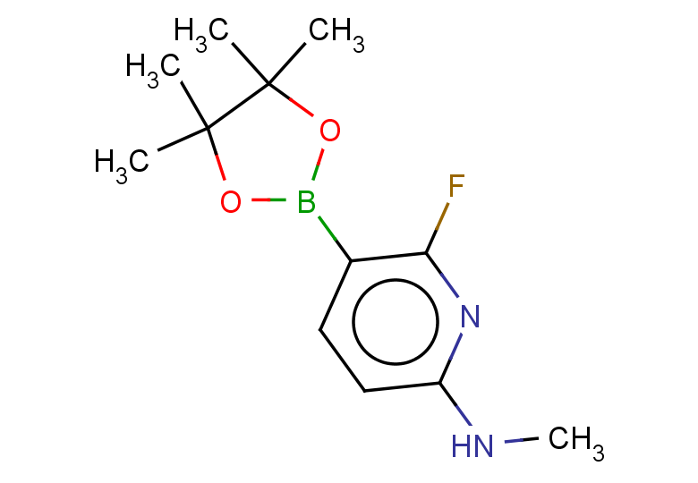 6-fluoro-N-methyl-5-(4,4,5,5-tetramethyl-1,3,2-dioxaborolan-2-yl)pyridin-2-amine