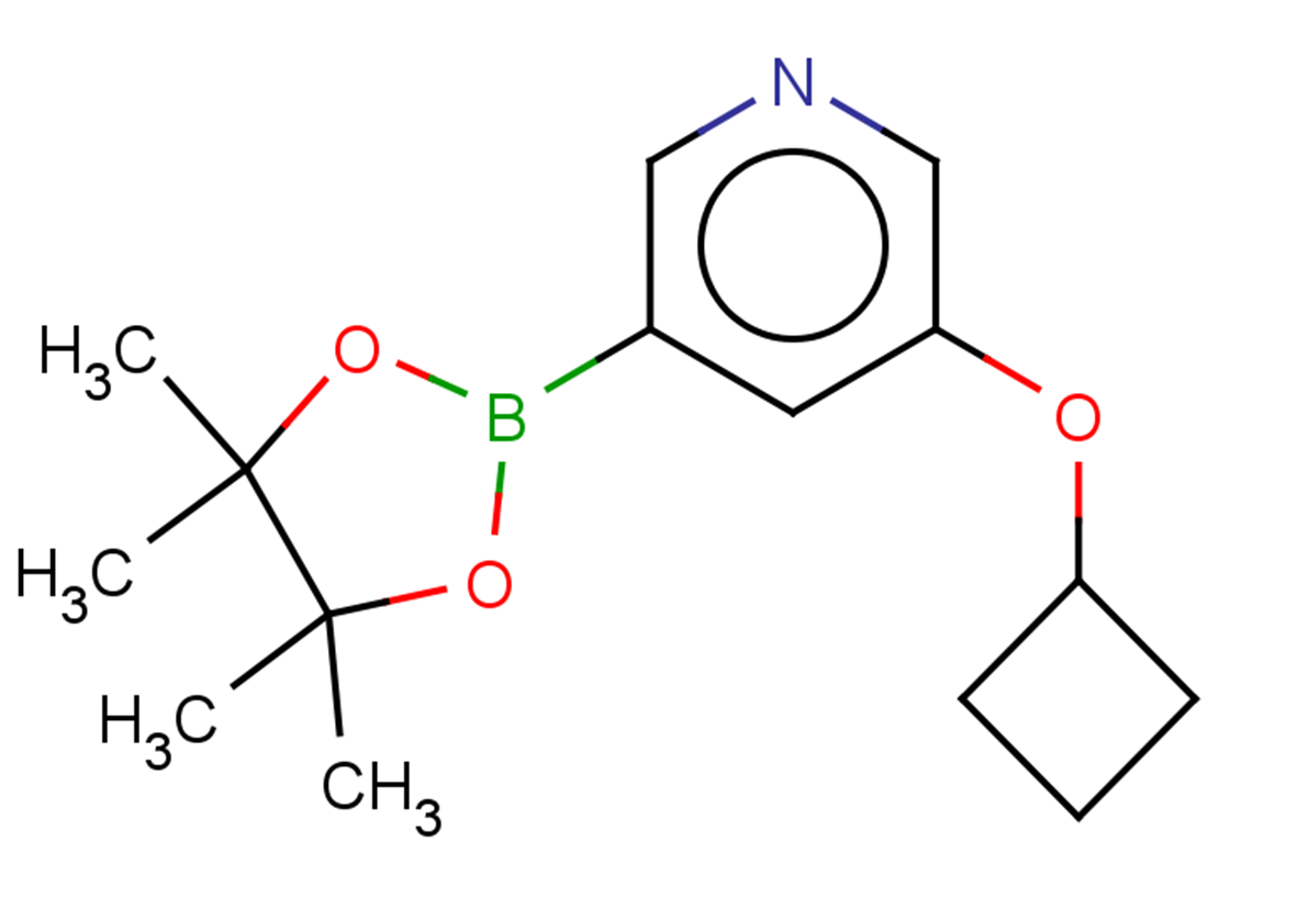 3-cyclobutoxy-5-(4,4,5,5-tetramethyl-1,3,2-dioxaborolan-2-yl)pyridine