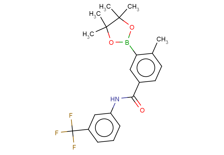4-methyl-3-(4,4,5,5-tetramethyl-1,3,2-dioxaborolan-2-yl)-N-(3-(trifluoromethyl)phenyl)benzamide