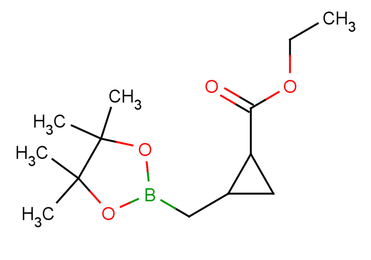 ethyl 2-[(4,4,5,5-tetramethyl-1,3,2-dioxaborolan-2-yl)methyl]cyclopropane-1-carboxylate, Mixture of diastereomers