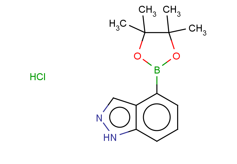 4-(4,4,5,5-tetramethyl-1,3,2-dioxaborolan-2-yl)-1H-indazole hydrochloride