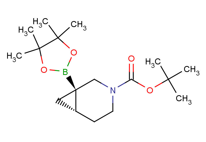 rac-tert-butyl (1R,6R)-1-(4,4,5,5-tetramethyl-1,3,2-dioxaborolan-2-yl)-3-azabicyclo[4.1.0]heptane-3-carboxylate