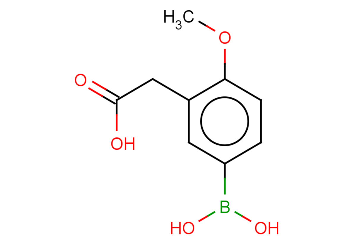 2-[5-(dihydroxyboranyl)-2-methoxyphenyl]acetic acid