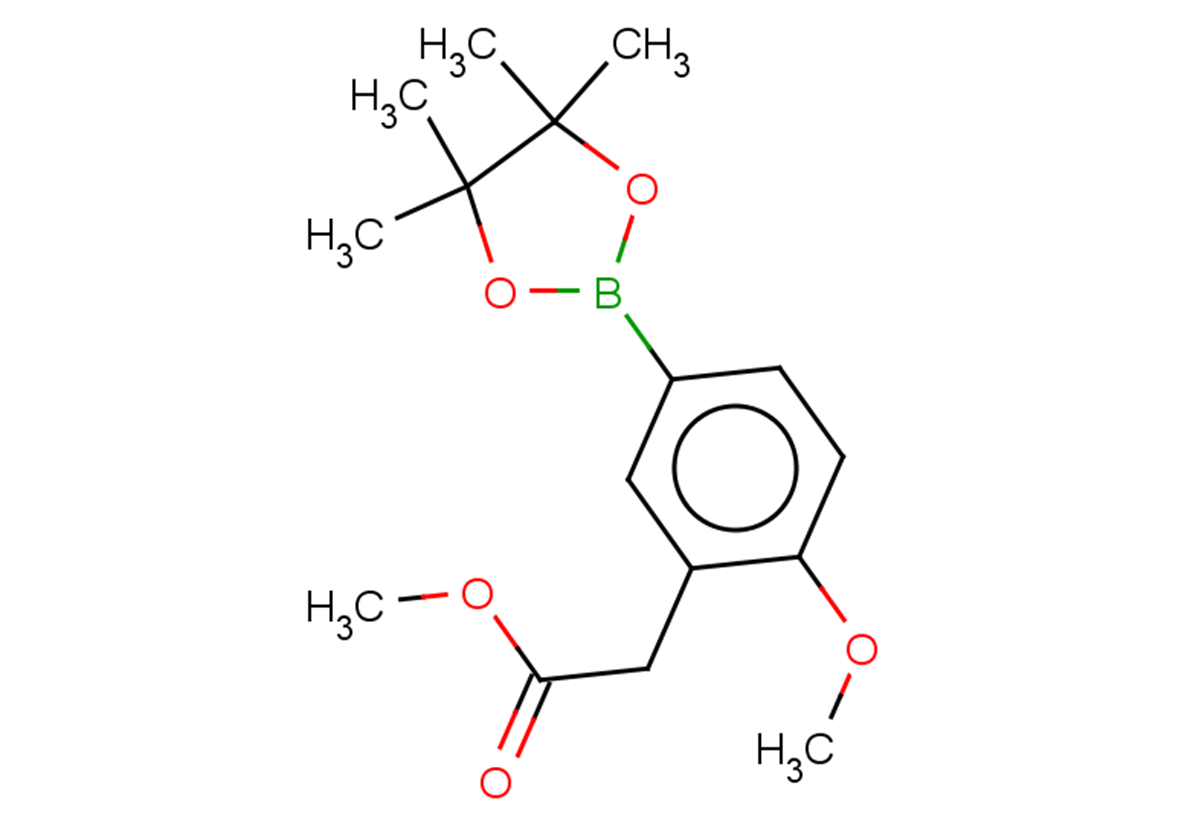 methyl 2-[2-methoxy-5-(4,4,5,5-tetramethyl-1,3,2-dioxaborolan-2-yl)phenyl]acetate