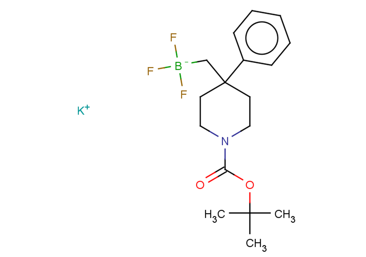 potassium ({1-[(tert-butoxy)carbonyl]-4-phenylpiperidin-4-yl}methyl)trifluoroboranuide