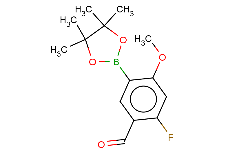 2-fluoro-4-methoxy-5-(4,4,5,5-tetramethyl-1,3,2-dioxaborolan-2-yl)benzaldehyde