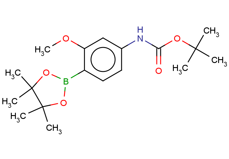 tert-butyl N-[3-methoxy-4-(tetramethyl-1,3,2-dioxaborolan-2-yl)phenyl]carbamate