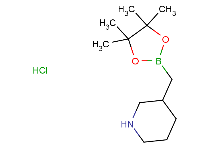 3-[(tetramethyl-1,3,2-dioxaborolan-2-yl)methyl]piperidine hydrochloride