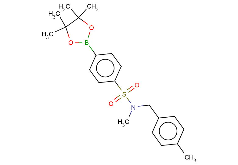 N-methyl-N-[(4-methylphenyl)methyl]-4-(4,4,5,5-tetramethyl-1,3,2-dioxaborolan-2-yl)benzene-1-sulfonamide