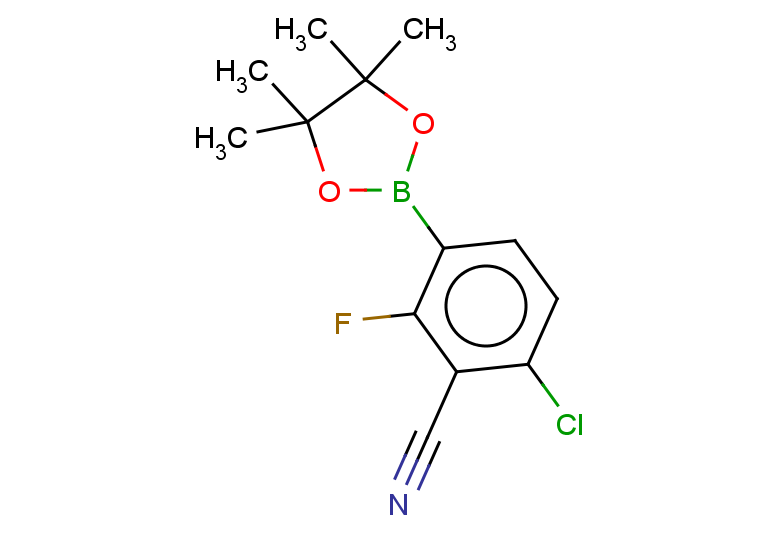 6-chloro-2-fluoro-3-(tetramethyl-1,3,2-dioxaborolan-2-yl)benzonitrile