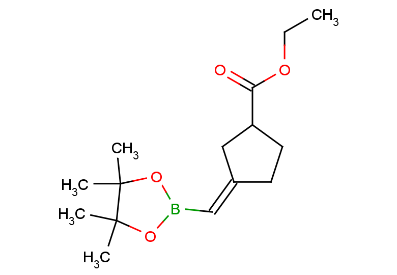 ethyl (3Z)-3-[(tetramethyl-1,3,2-dioxaborolan-2-yl)methylidene]cyclopentane-1-carboxylate