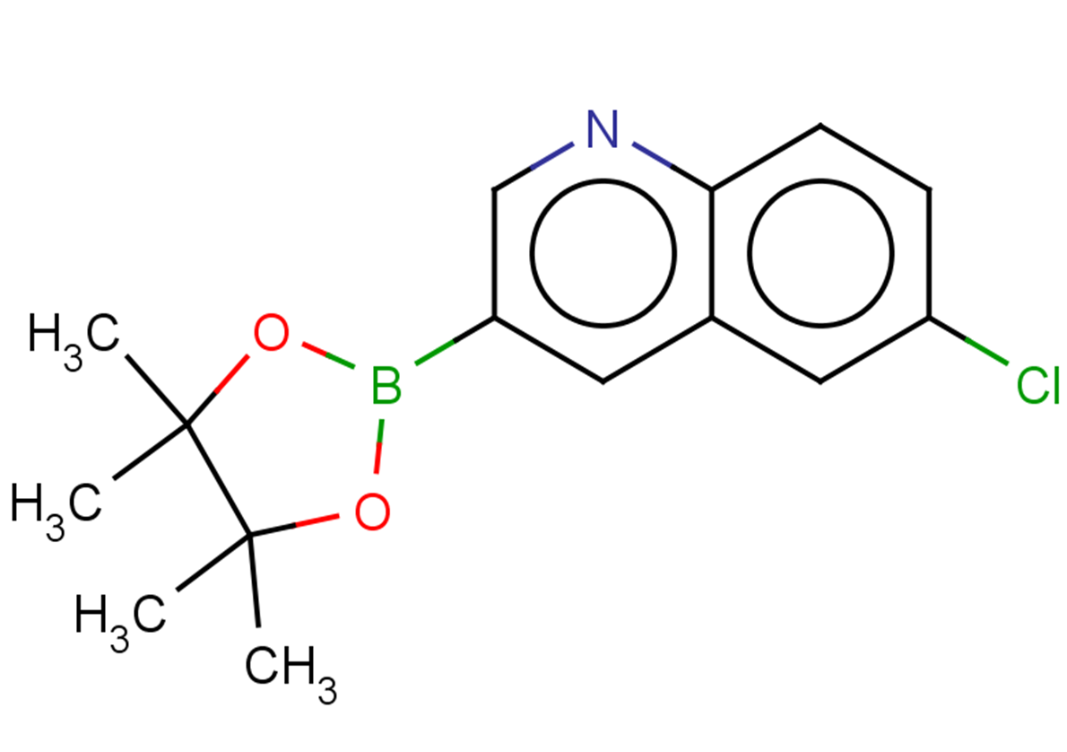 6-chloro-3-(tetramethyl-1,3,2-dioxaborolan-2-yl)quinoline