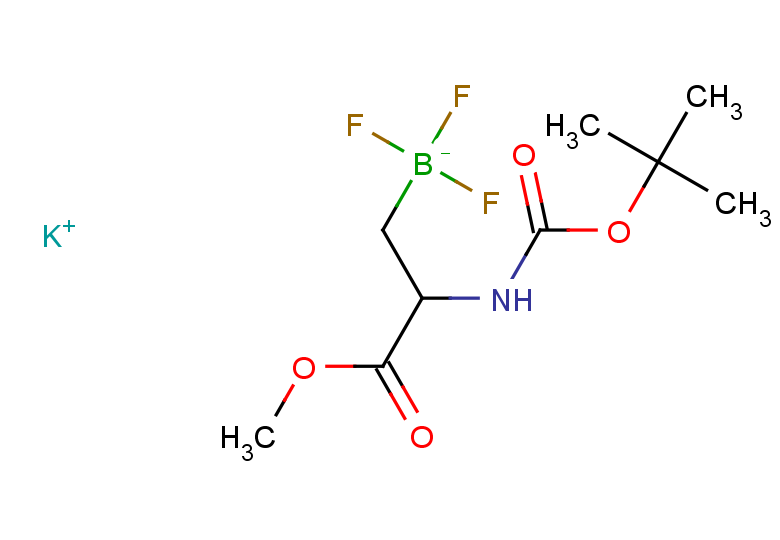 potassium (2-{[(tert-butoxy)carbonyl]amino}-3-methoxy-3-oxopropyl)trifluoroboranuide