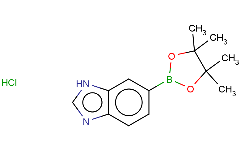 6-(tetramethyl-1,3,2-dioxaborolan-2-yl)-1H-1,3-benzodiazole hydrochloride