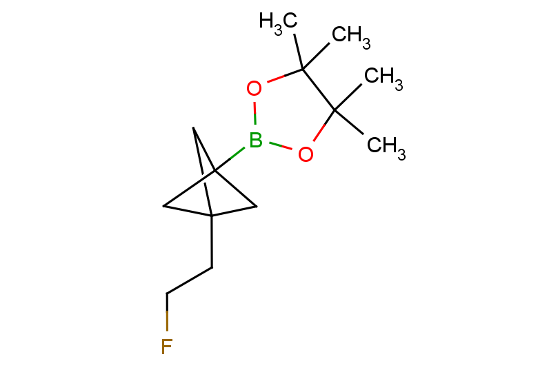 2-[3-(2-fluoroethyl)bicyclo[1.1.1]pentan-1-yl]-4,4,5,5-tetramethyl-1,3,2-dioxaborolane