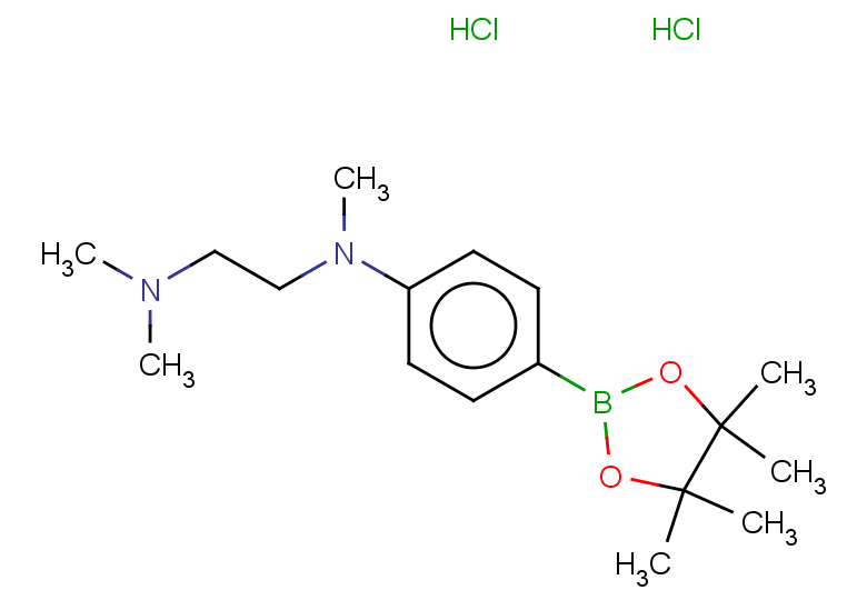 N-[2-(dimethylamino)ethyl]-N-methyl-4-(tetramethyl-1,3,2-dioxaborolan-2-yl)aniline dihydrochloride