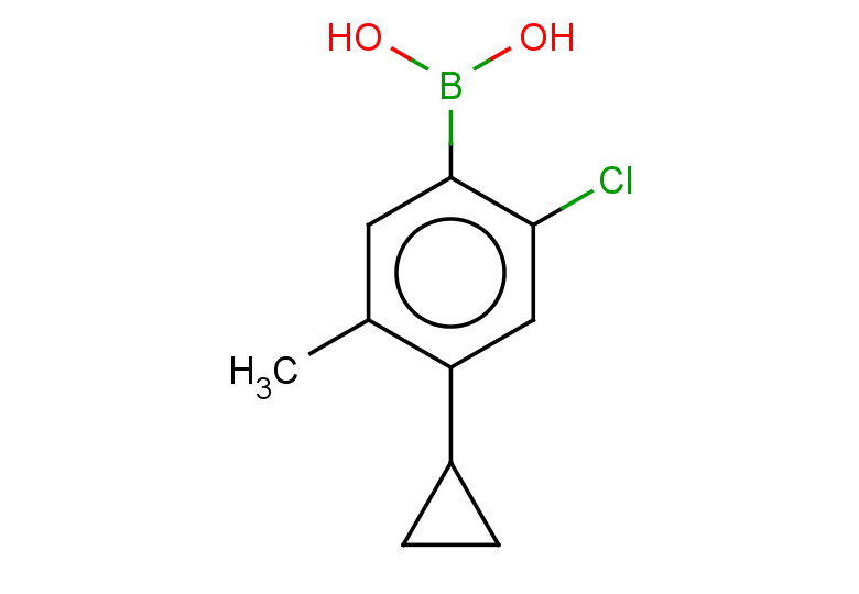 (2-chloro-4-cyclopropyl-5-methylphenyl)boronic acid