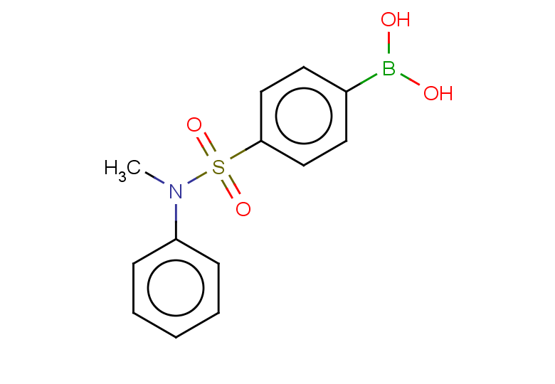 {4-[methyl(phenyl)sulfamoyl]phenyl}boronic acid